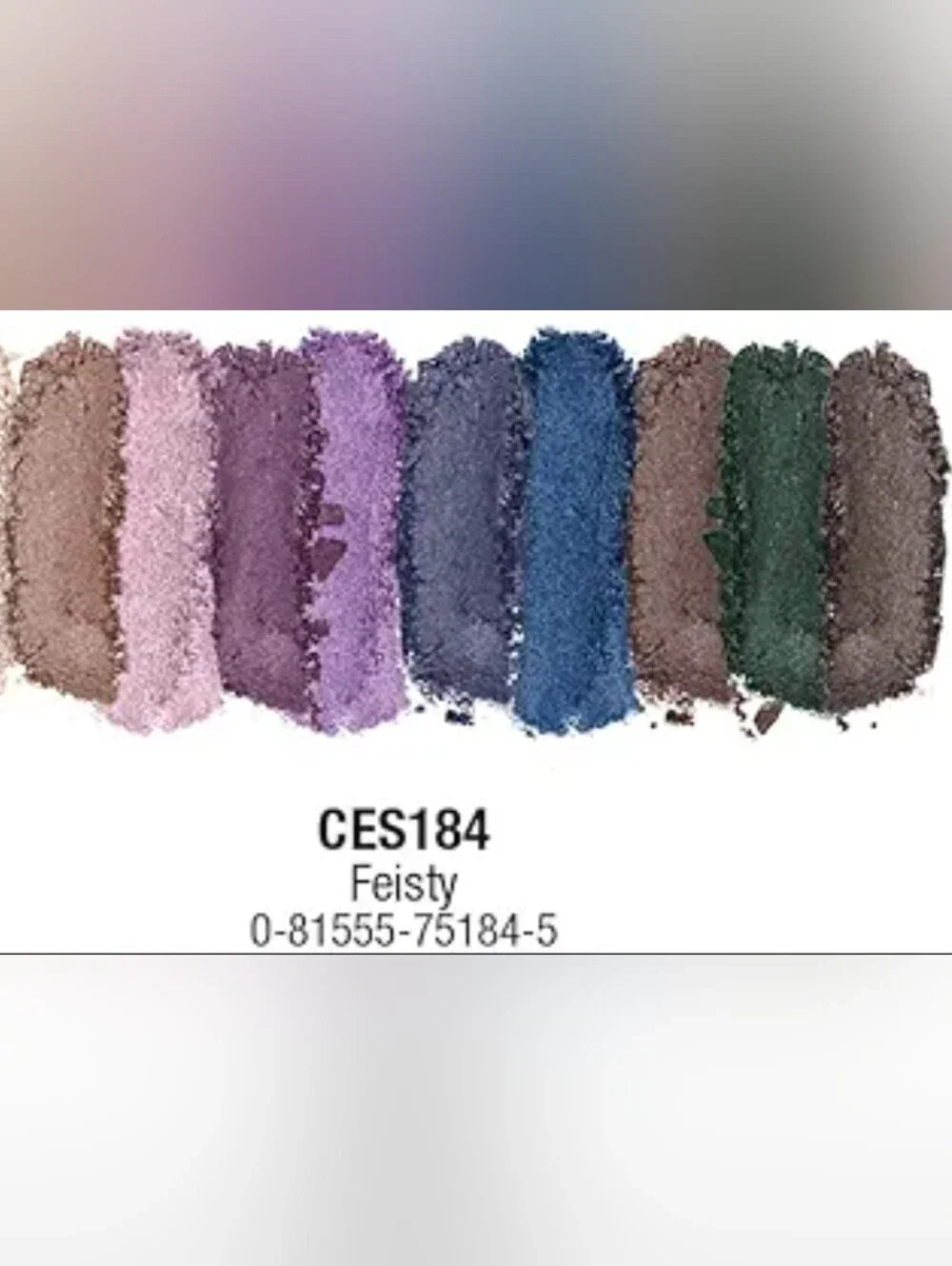 L.A. Colors Feisty Eyeshadow Palette - Purple, Blue, Gray